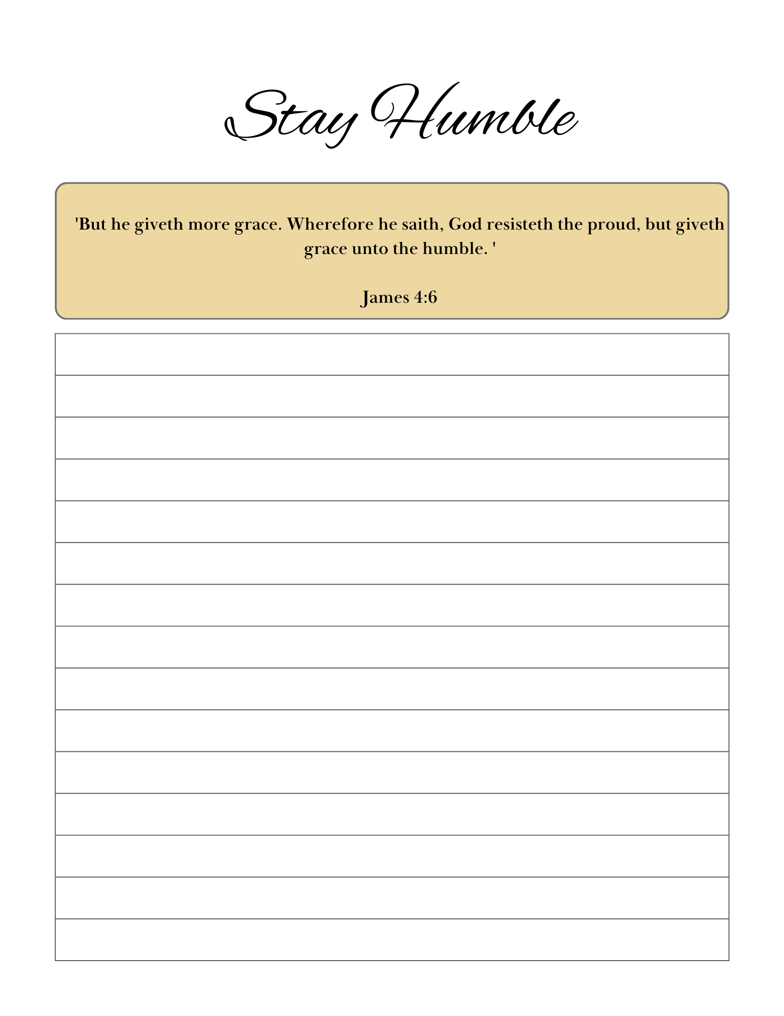 Bible Study Journal Digital Copy