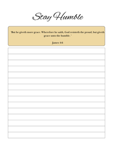 Bible Study Journal Notebook